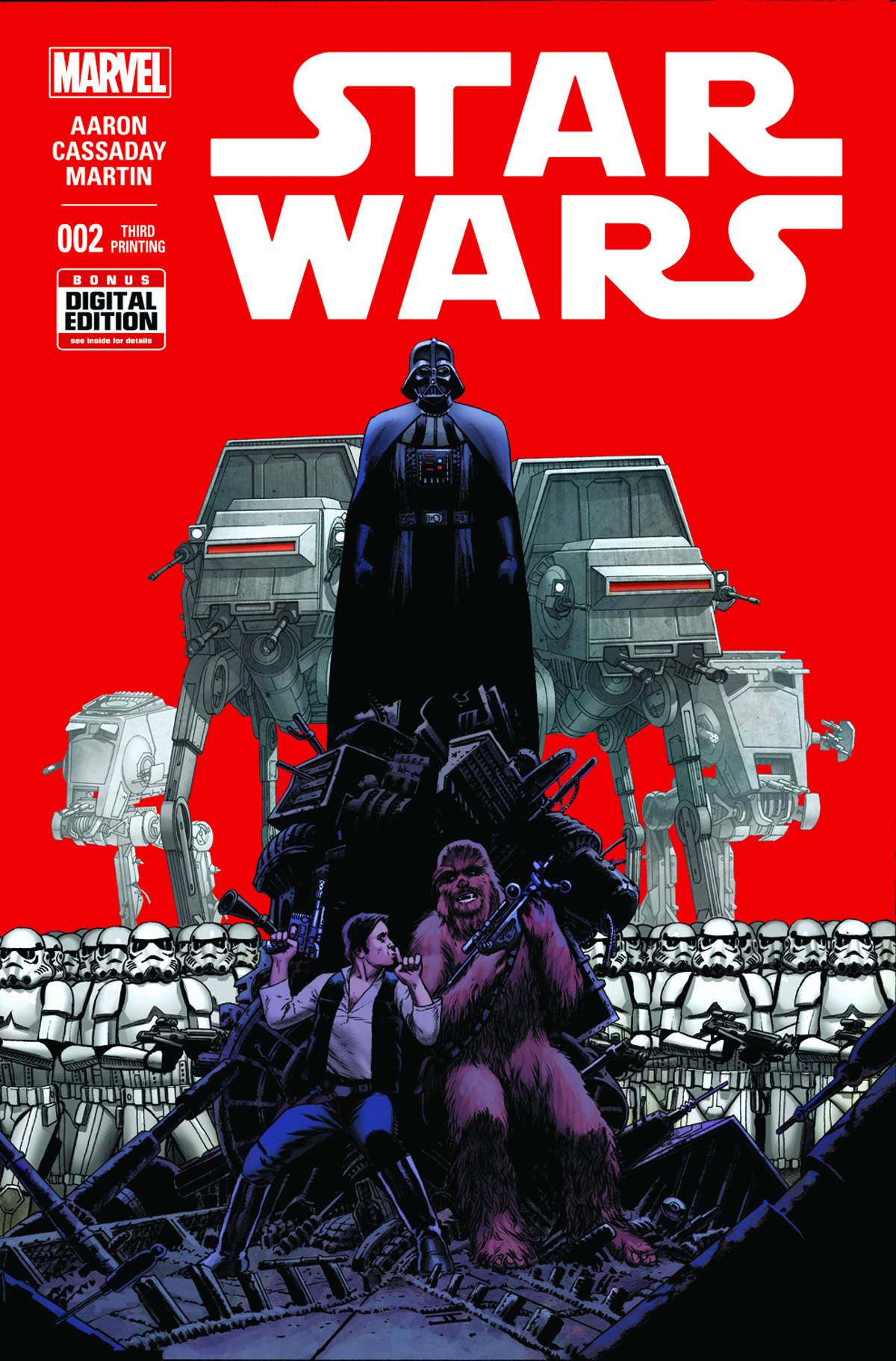 Star Wars #2 Cassaday 3rd Printing Variant (2015)