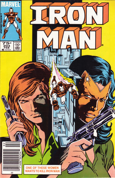 Iron Man #203 [Newsstand]-Very Good (3.5 – 5)