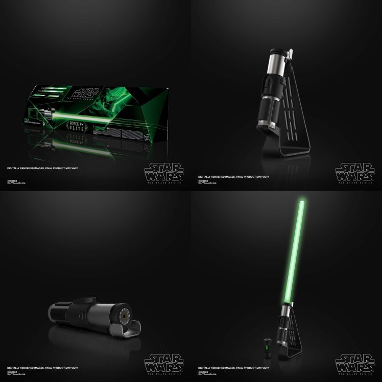 Star Wars The Black Series Yoda Premium Force Fx Elite Lightsaber