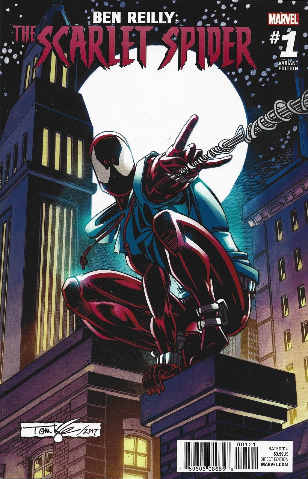 Ben Reilly Scarlet Spider #1 Lyle 1 for 20 Incentive Variant