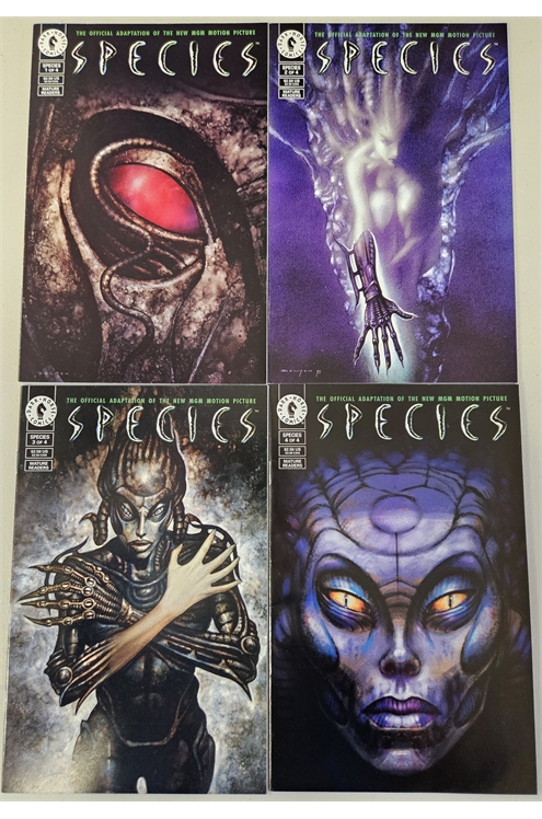 Species Movie Adaptation #1-4 (1995) Set