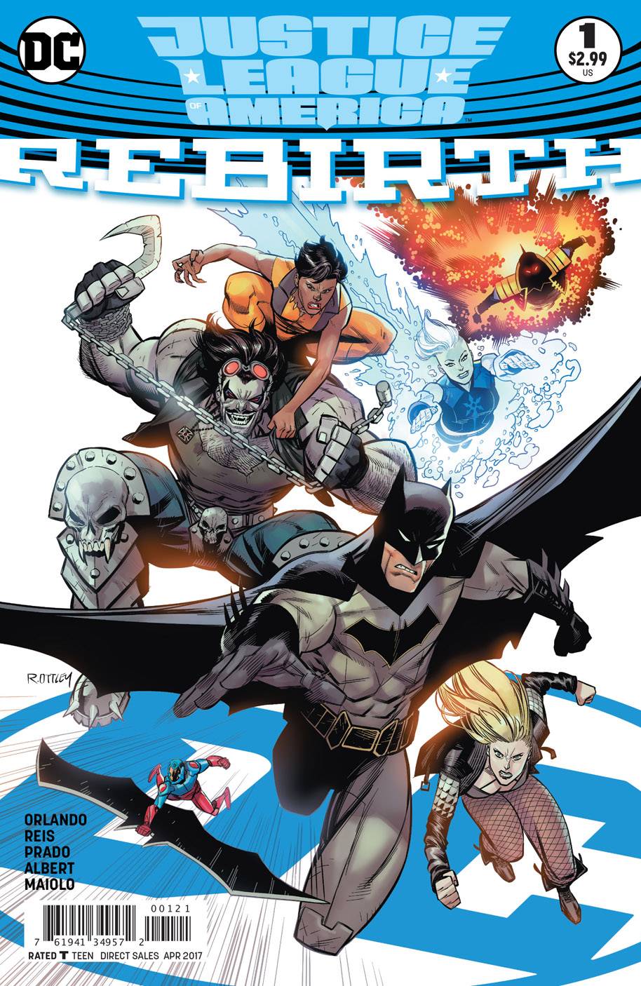 Justice League of America Rebirth #1 Variant Edition