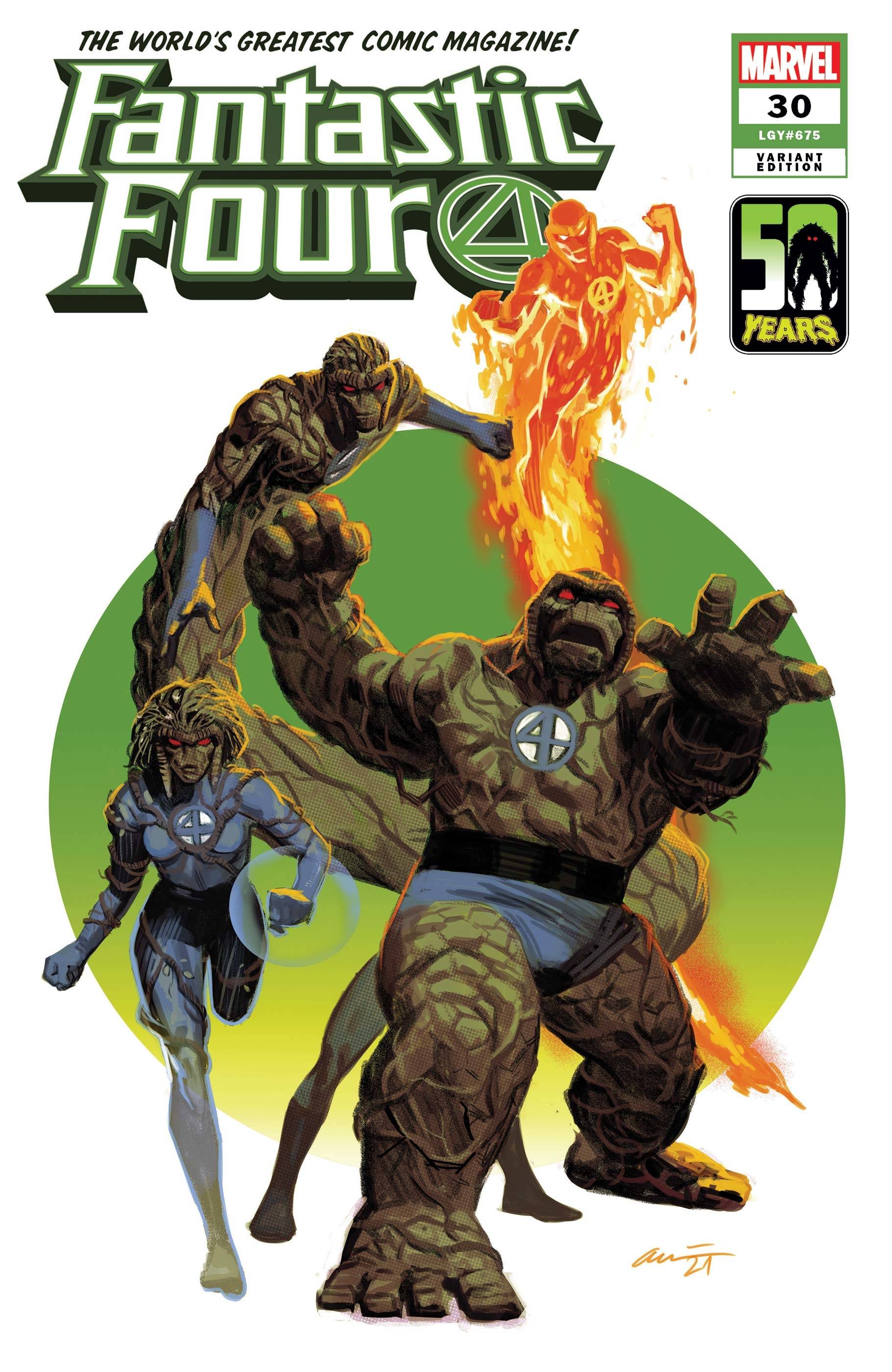 Fantastic Four #30 Acuna The Thing-Thing Variant (2018)