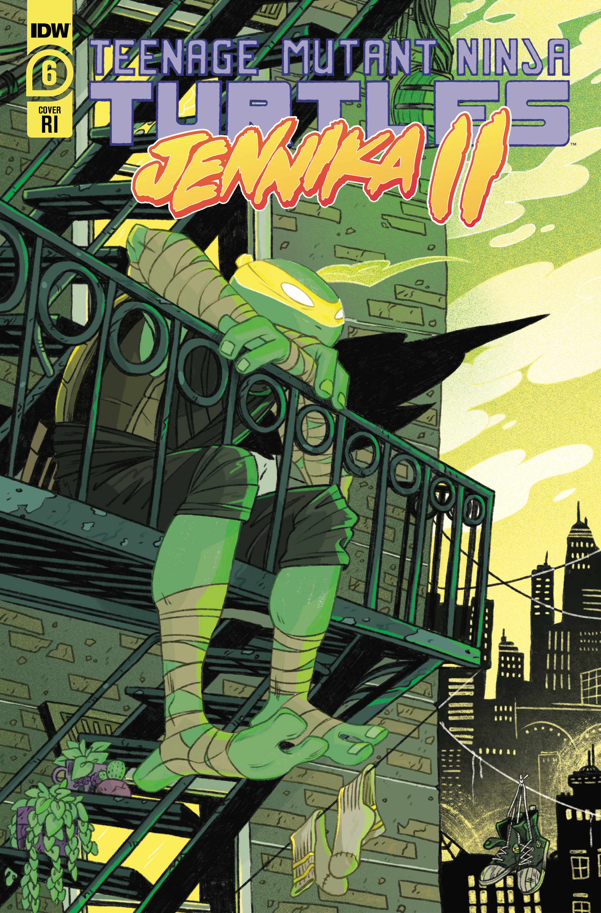 Teenage Mutant Ninja Turtles Jennika II #6 10 Copy Nicole Goux Incentive Cover (Of 6)