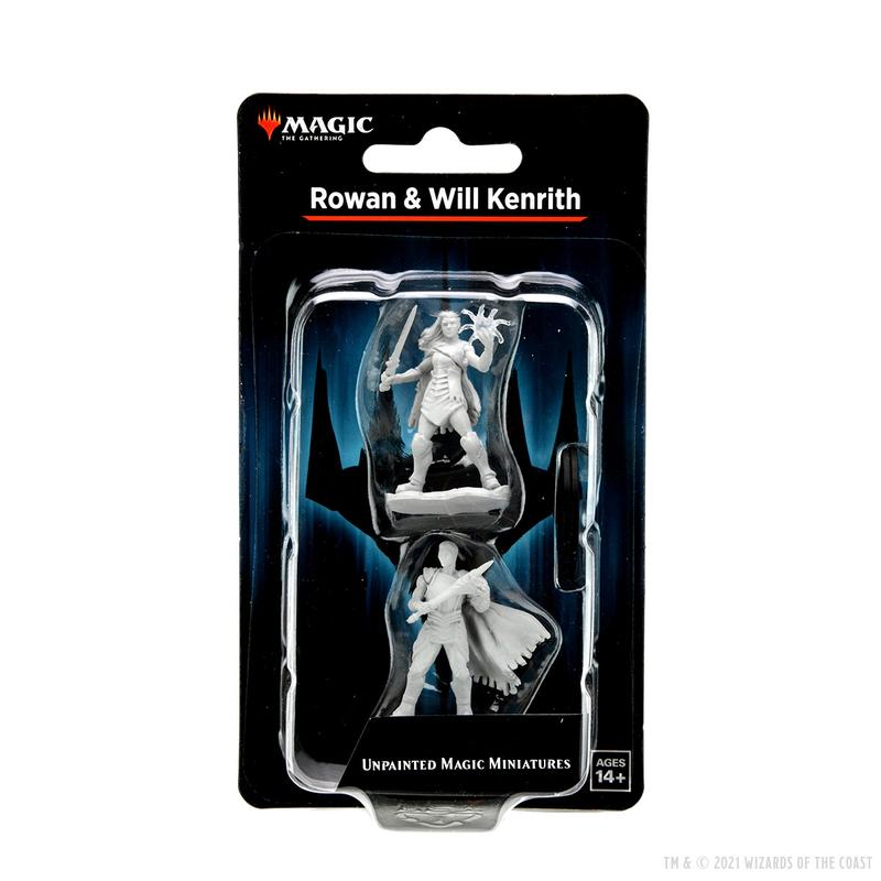 Magic The Gathering Unpainted Minis Wave 15 Rowan & Will Kenrith 