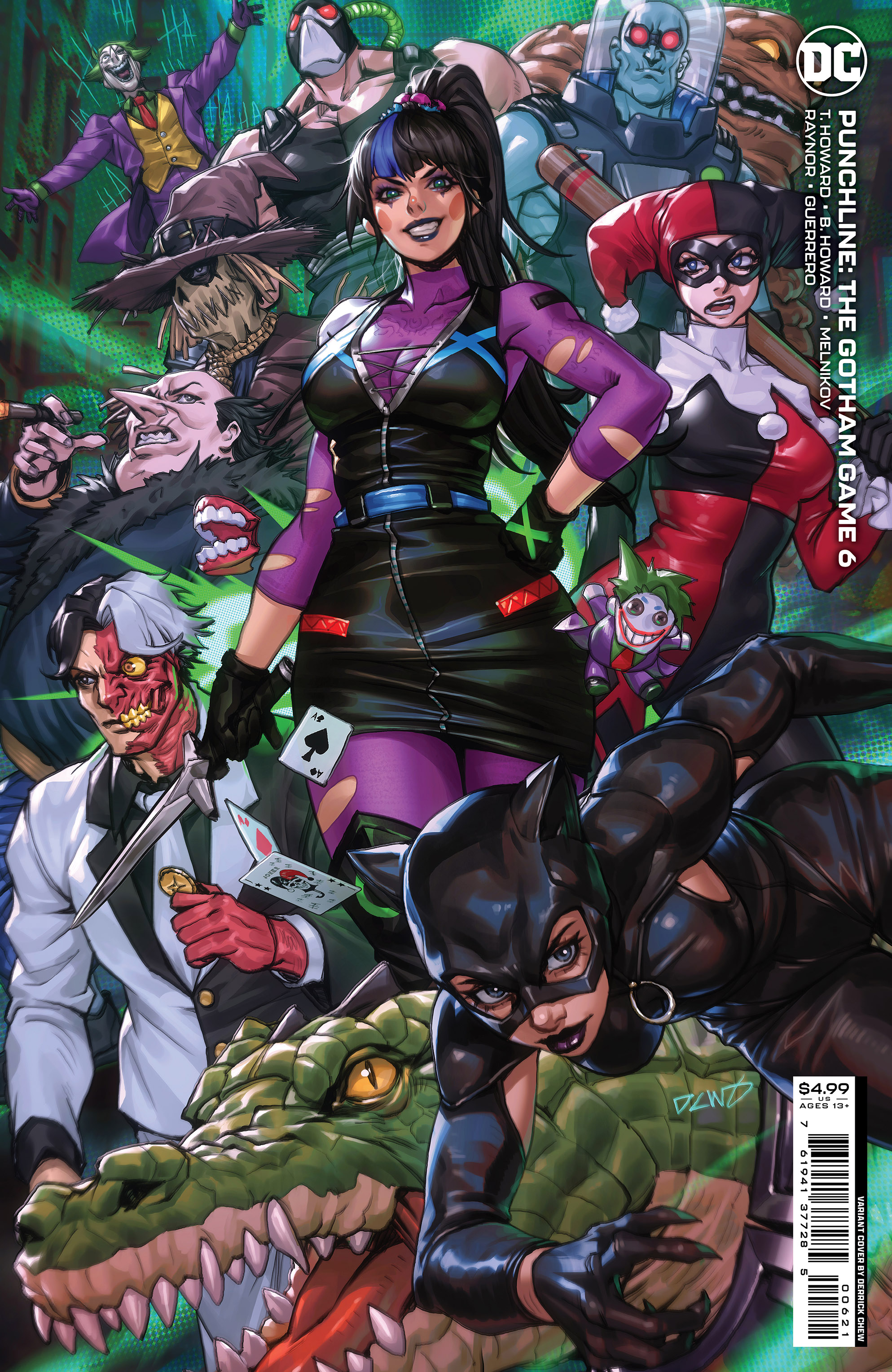 Punchline The Gotham Game #6 Cover B Derrick Chew Card Stock Variant (Of 6)