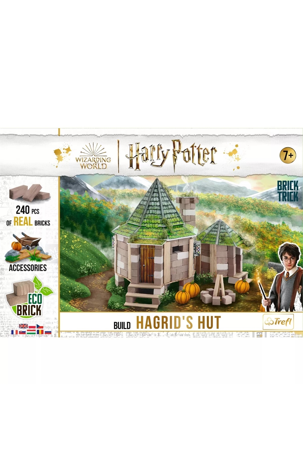 Trefl Harry Potter Brick Tricks Hagrids Hut Jigsaw Puzzle - 240Pc