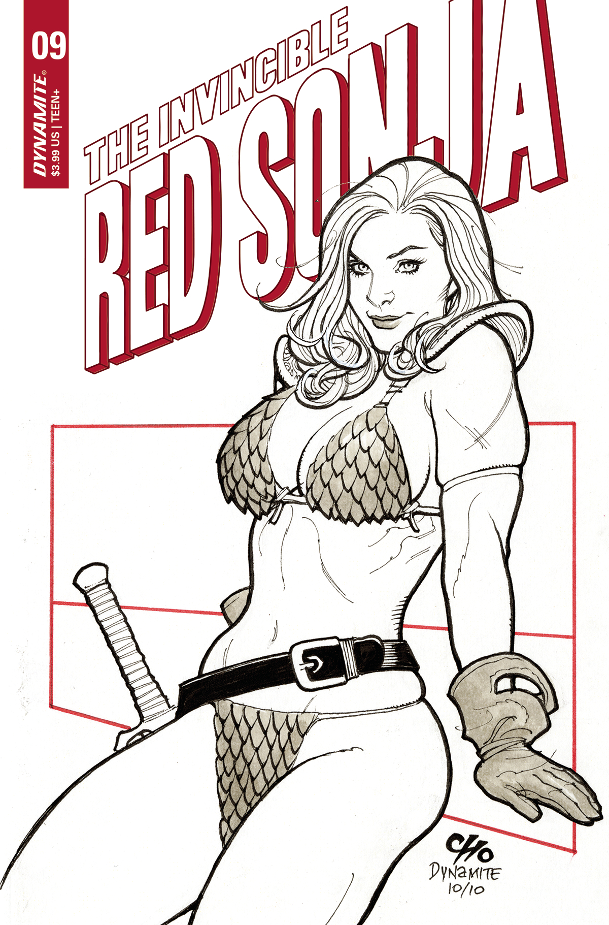 Invincible Red Sonja #9 Cover D Cho