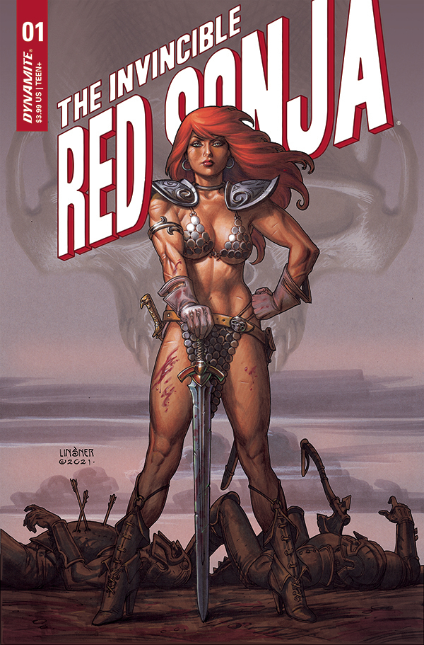 Invincible Red Sonja #1 Cover B Linsner