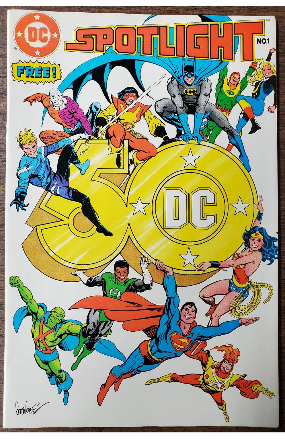 DC Spotlight #1 (DC 1985) 1st Mention Dark Knight & Watchmen