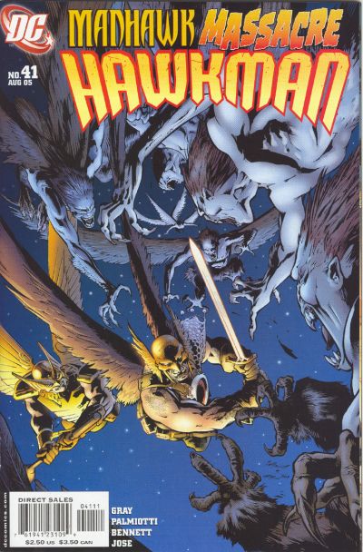 Hawkman #41-Very Fine (7.5 – 9)