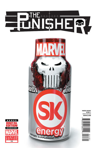 The Punisher #11 (2011) [Custom Edition - 'Sk Energy' Cover] - Vf/Nm 9.0
