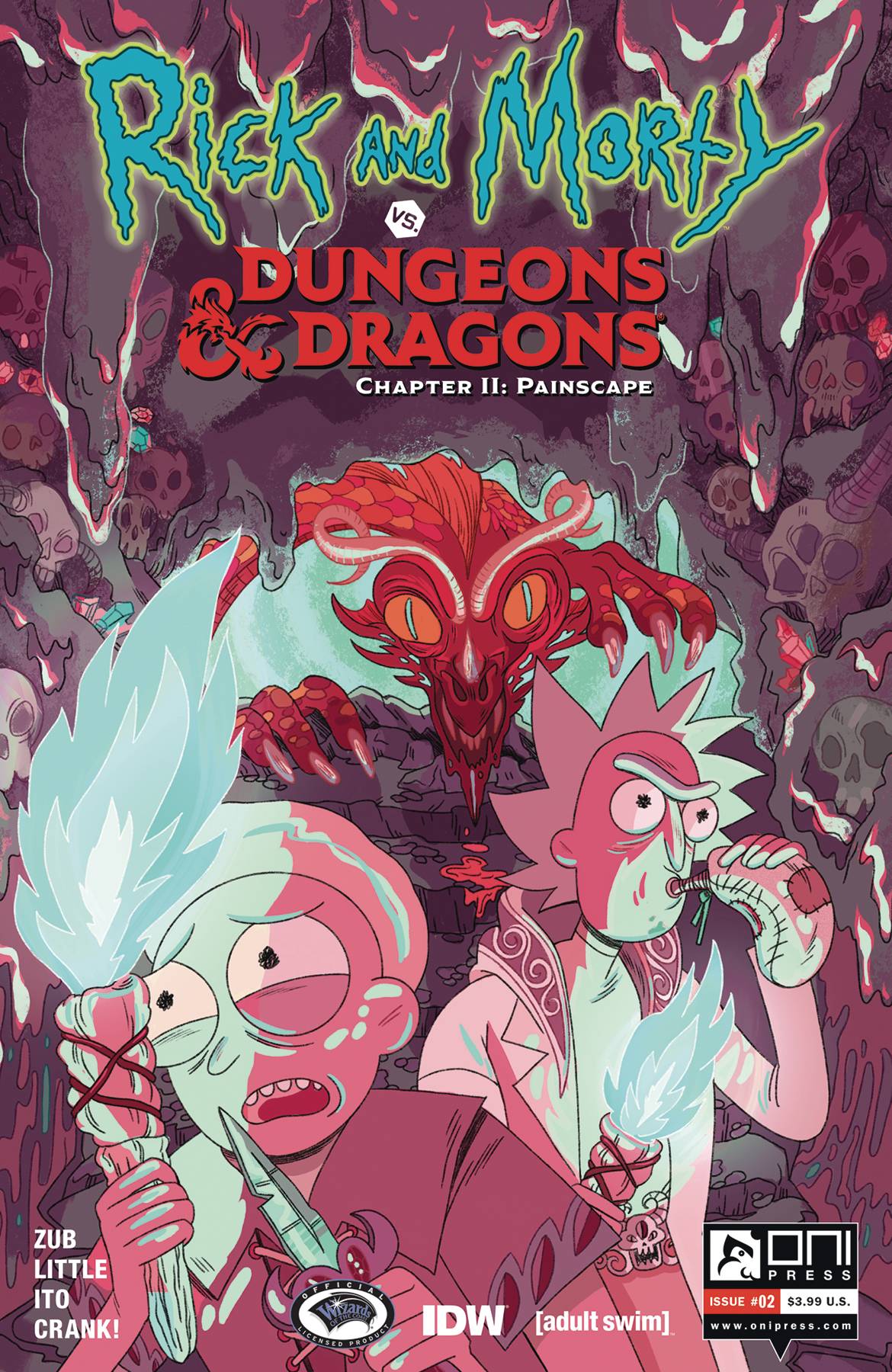 Rick and Morty Vs Dungeons & Dragons II Painscape #2 Cover B Goux (Mature)