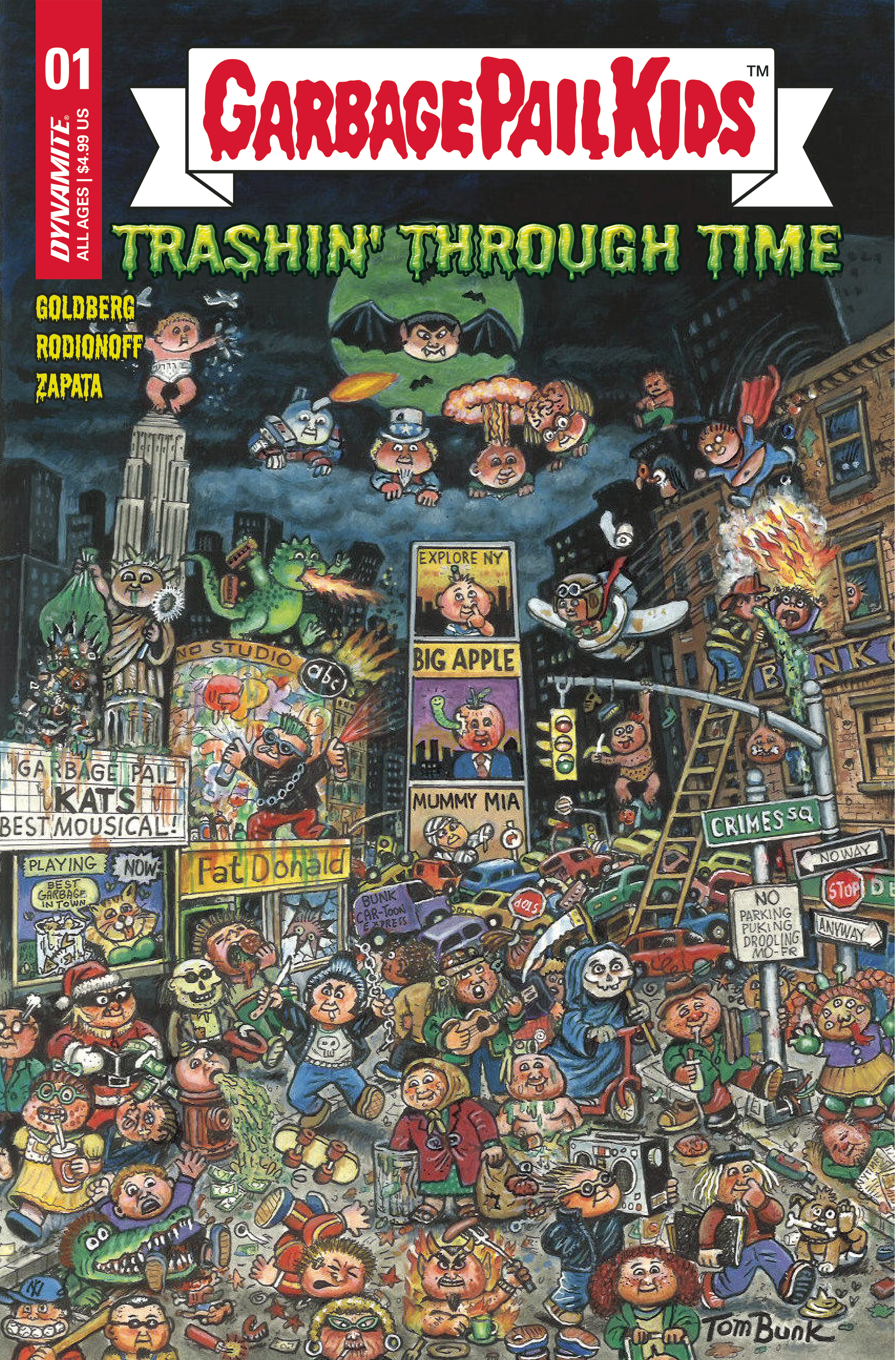 Garbage Pail Kids Through Time #1 Cover A Bunk