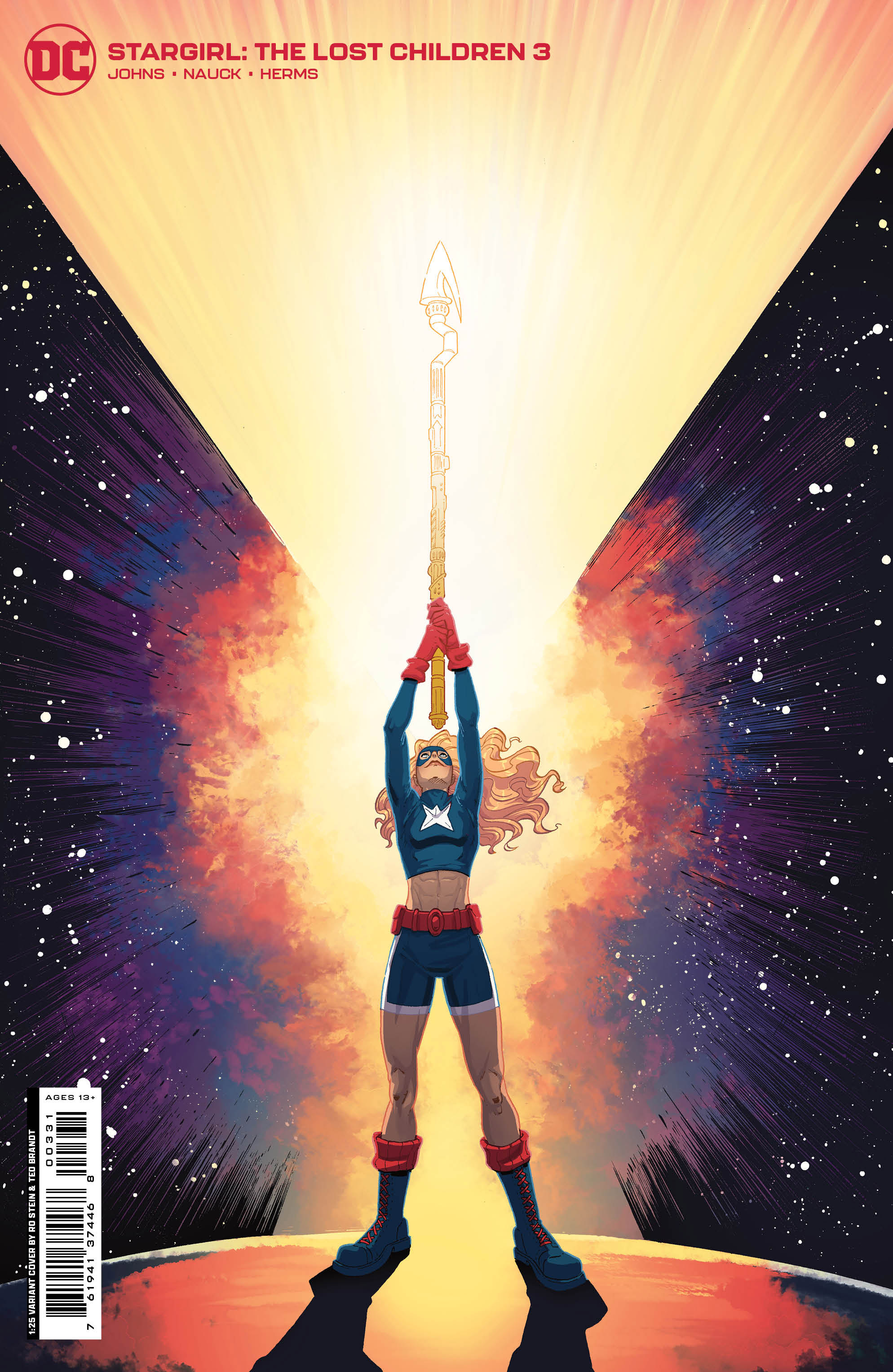 Stargirl The Lost Children #3 Cover C 1 for 25 Incentive Ro Stein & Ted Brandt Card Stock Variant (Of 6)