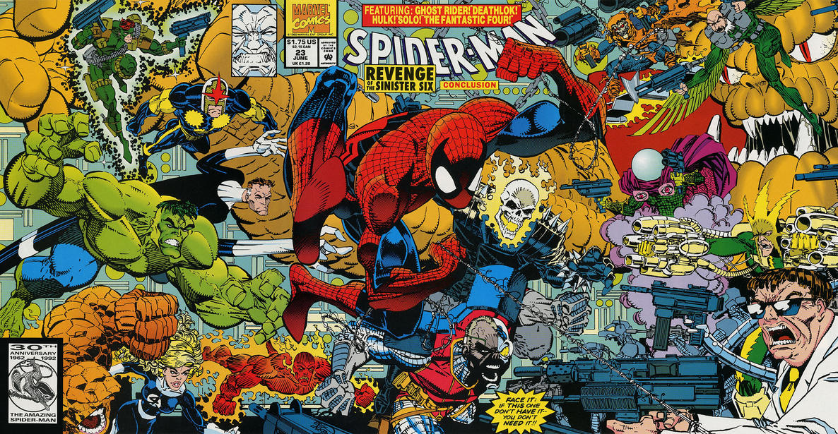 Spider-Man #23 [Newsstand] - Vf- 