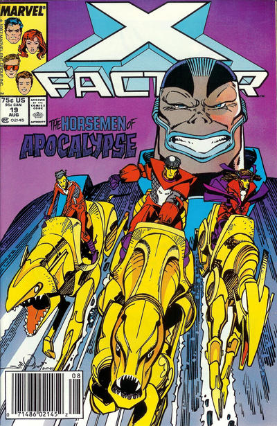 X-Factor #19 [Newsstand]-Fine (5.5 – 7) [2nd Cover App. of Apocalypse]