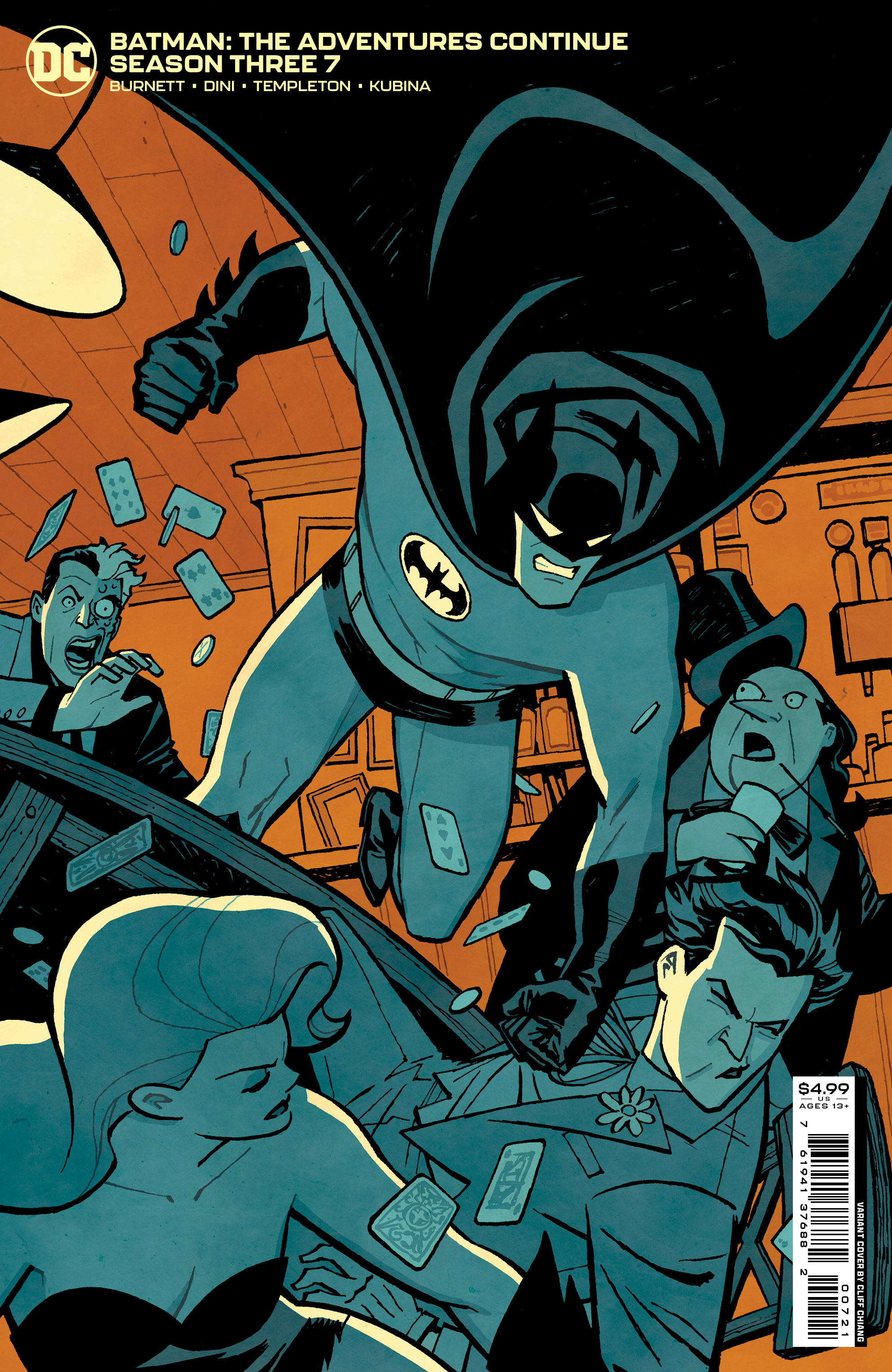 Batman The Adventures Continue Season Three #7 Cover B Cliff Chiang Card Stock Variant (Of 8)