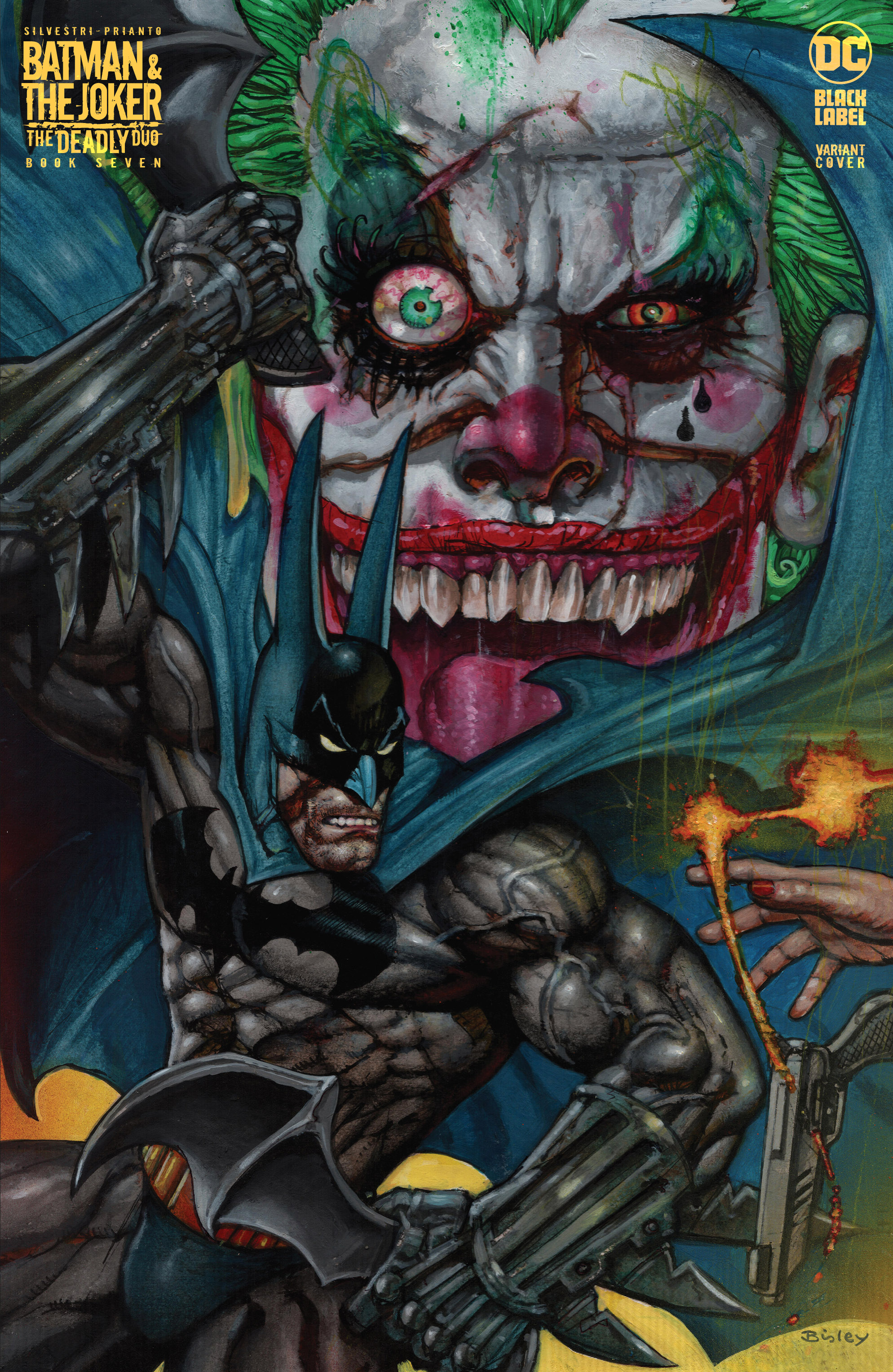Batman & The Joker The Deadly Duo #7 Cover B Simon Bisley Batman & Joker Card Stock Variant ( (Of 7)