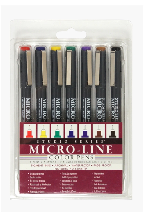 Studio Series Color Micro-Line Pen Set (Set of 7)