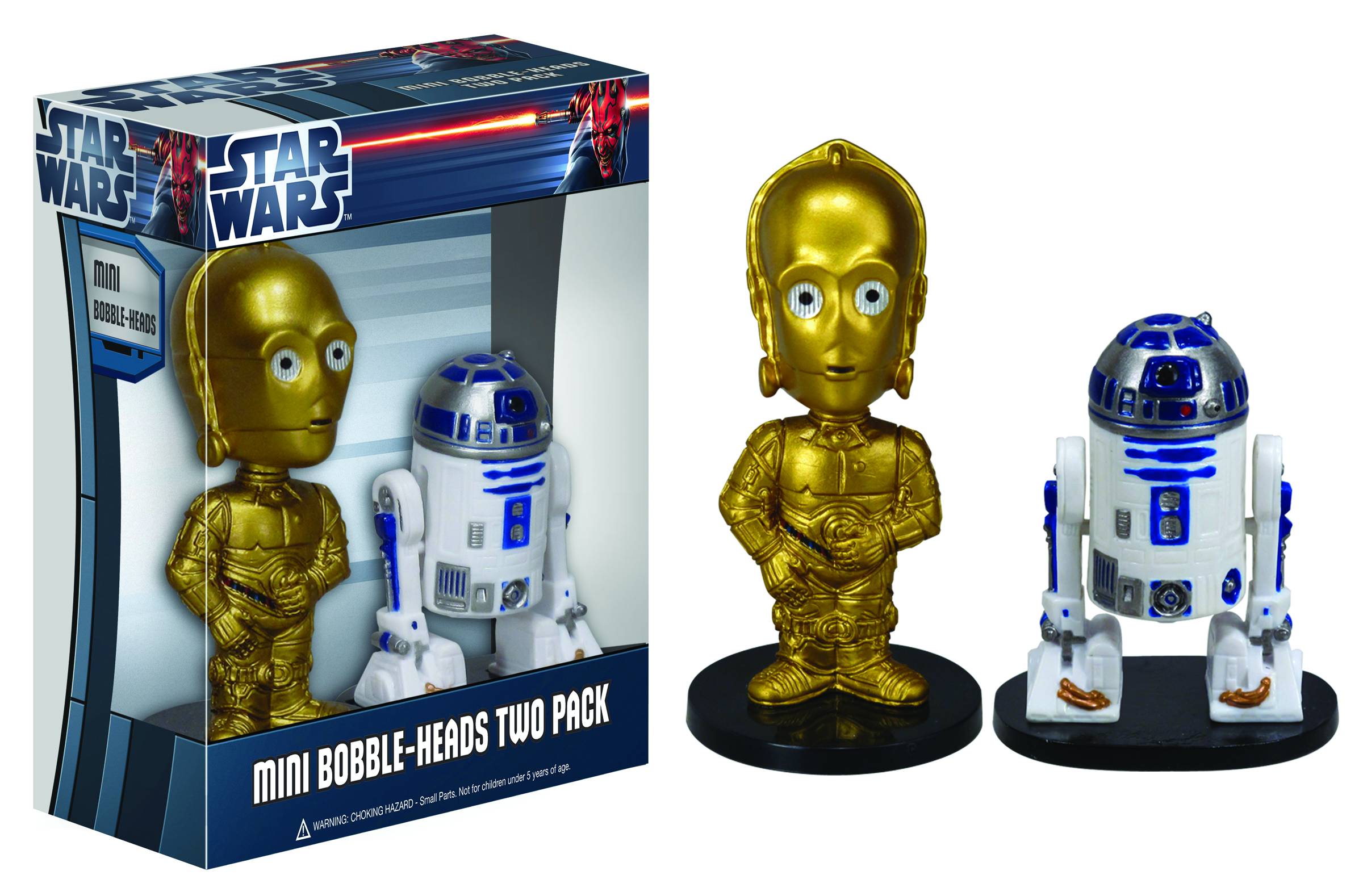 C3p0 & R2D2 Ultra Mini Wacky Wobbler 2 Pack