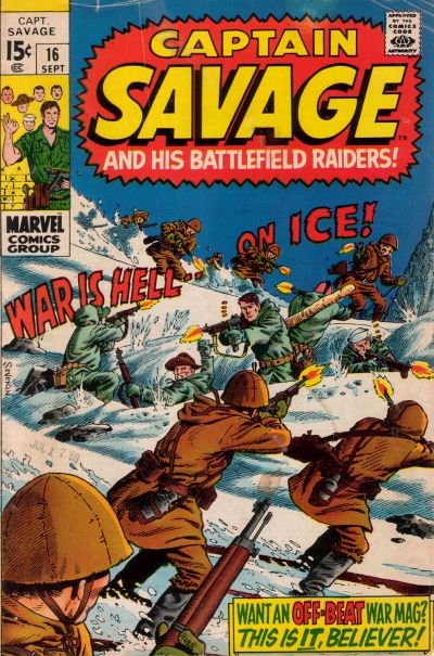 Capt. Savage And His Leatherneck Raiders #16-Very Fine (7.5 – 9)