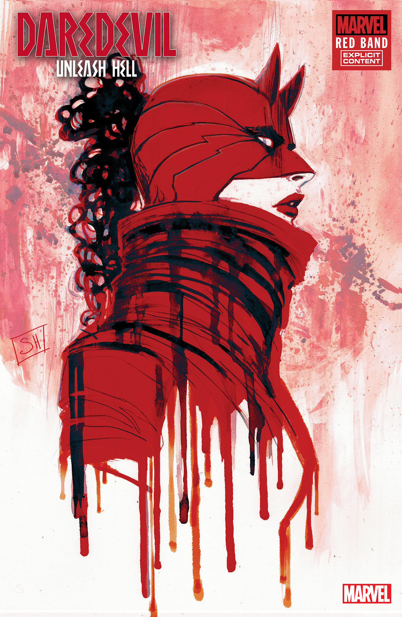 Daredevil Unleash Hell - Red Band #1 Stephanie Hans Variant [Polybagged]