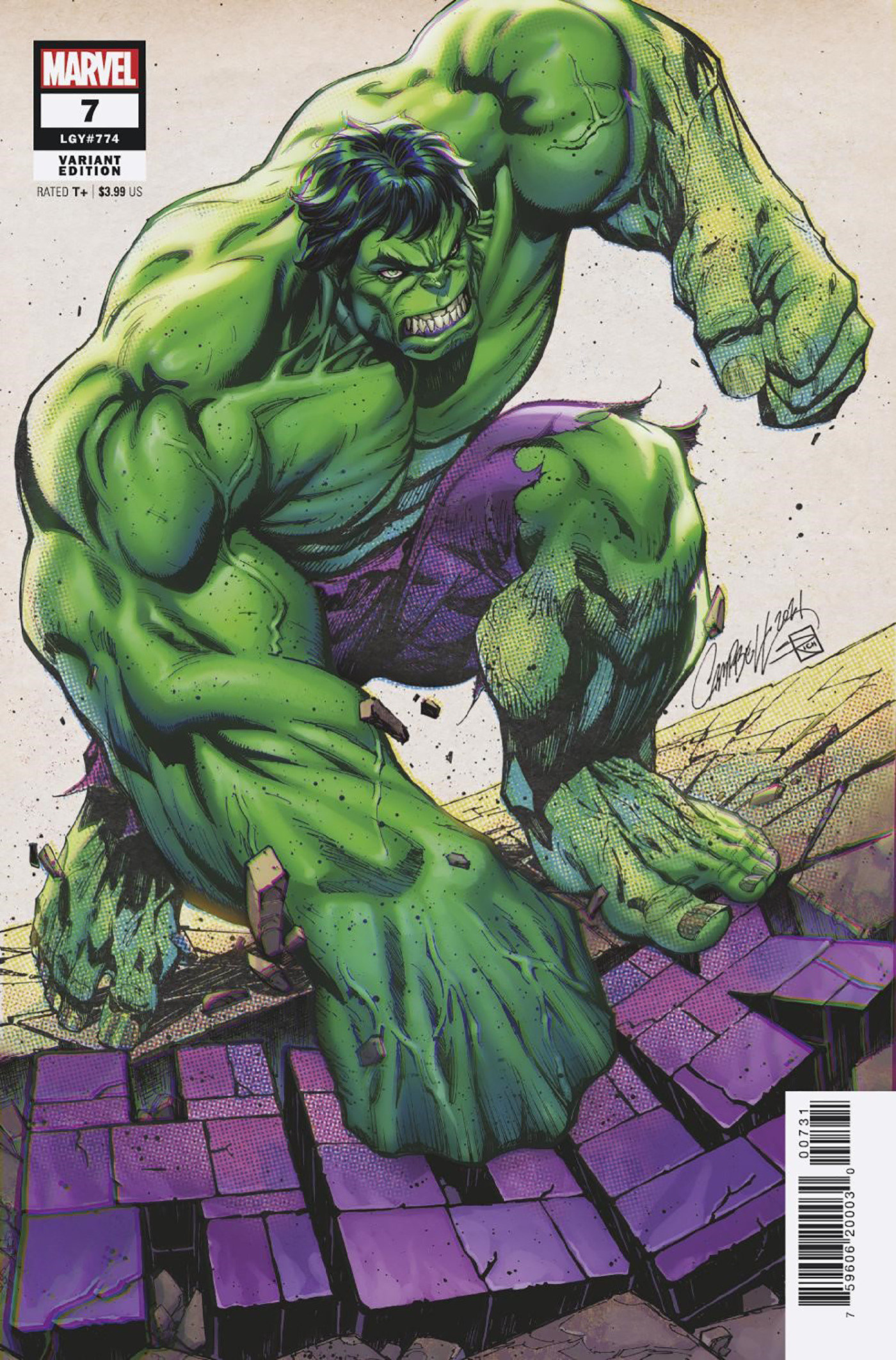 Hulk #7 JS Campbell Variant (2022)