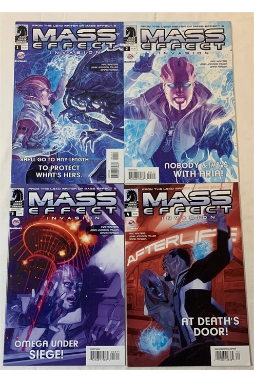 Mass Effect: Invasion # 1-4 Complete Set