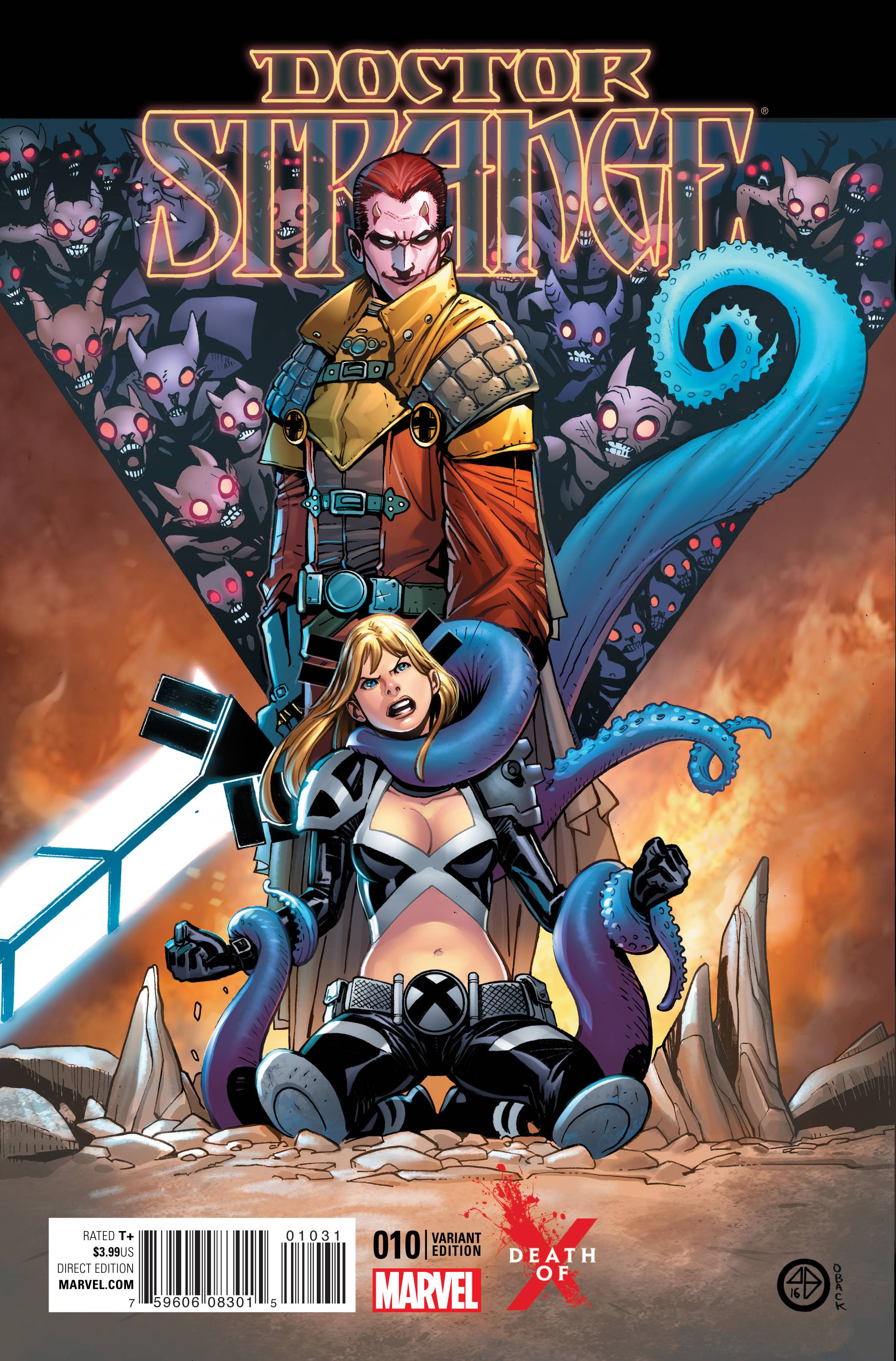 Doctor Strange #10 (Broccardo Death of X Variant) (2015)