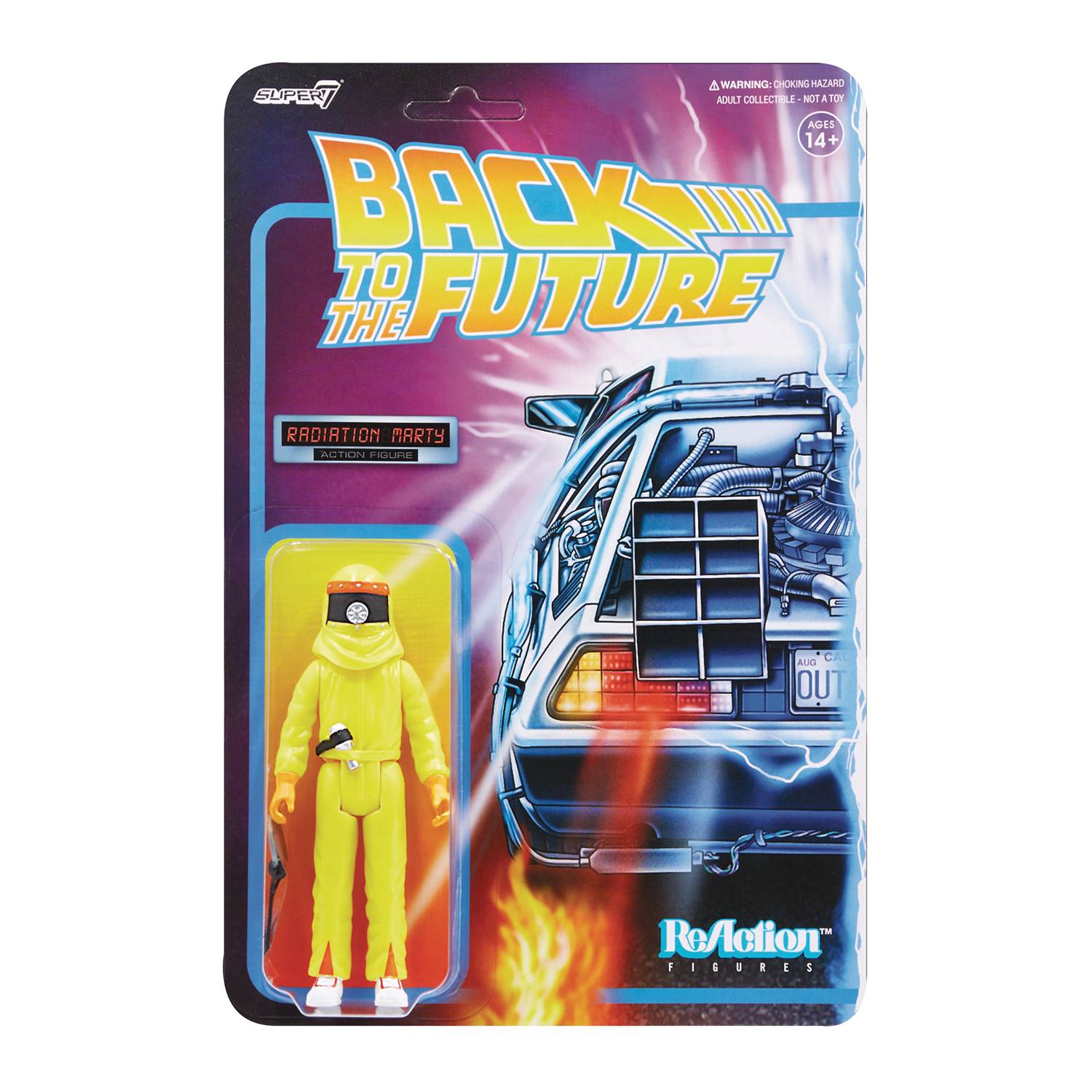 Back To The Future Marty Mcfly Radiation Suit Reaction Fig 