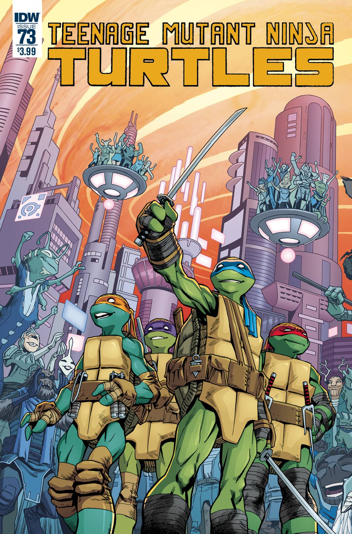 Teenage Mutant Ninja Turtles Ongoing #73 Cover A Smith (2011)