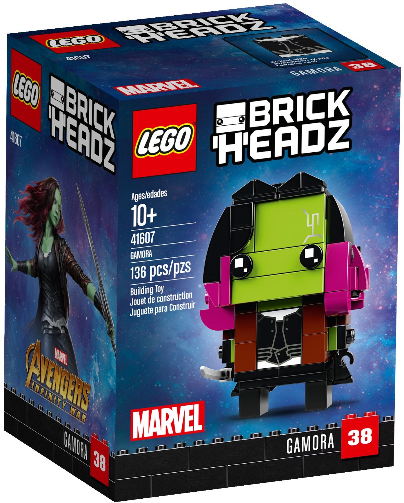 41607 Gamora Brick Headz