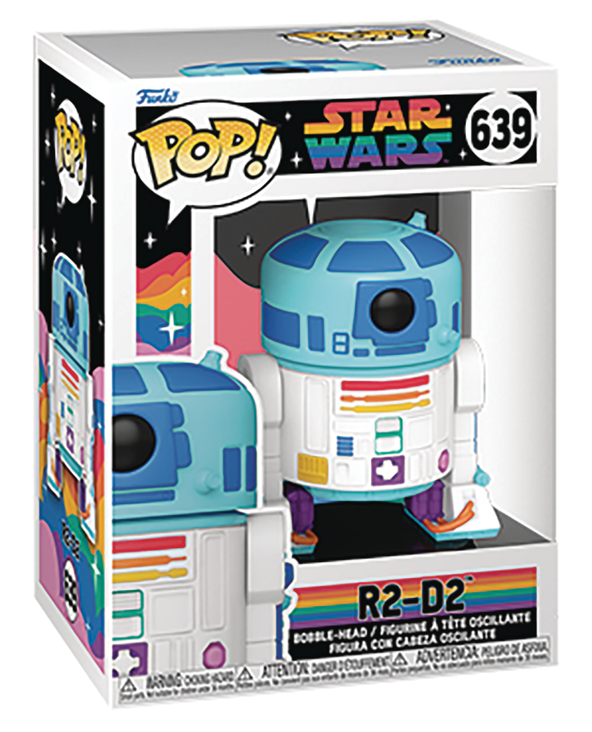 Pop Star Wars Pride 2023 R2-D2 Vinyl Figure