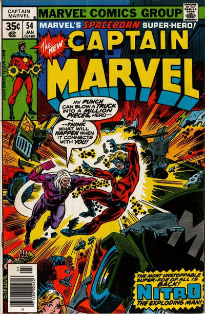 Captain Marvel #54 [Regular Edition]-Very Fine 