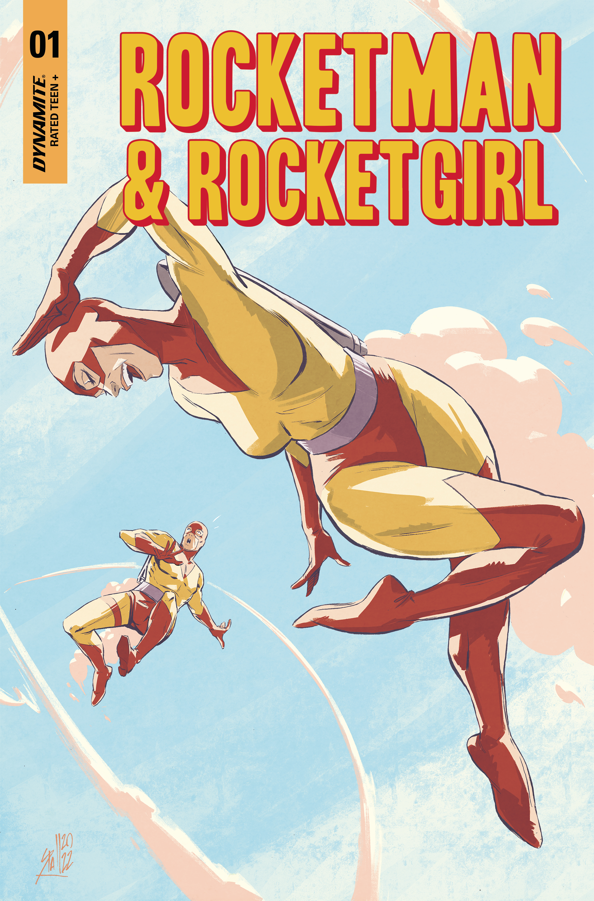 Rocketman & Rocketgirl One Shot Cover C Spalletta