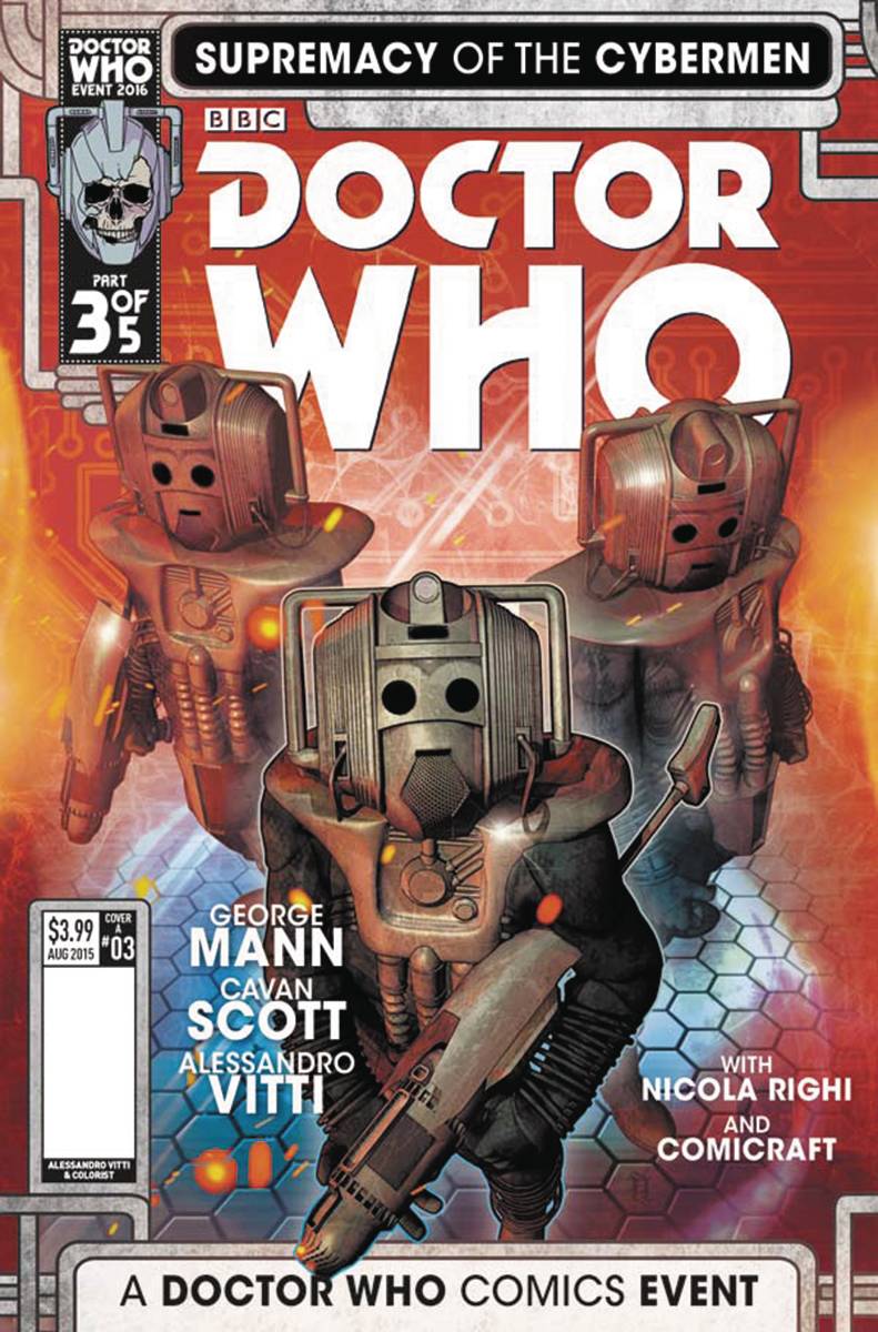Doctor Who Supremacy of the Cybermen #3 Cover C Listrani Cybermen Variant
