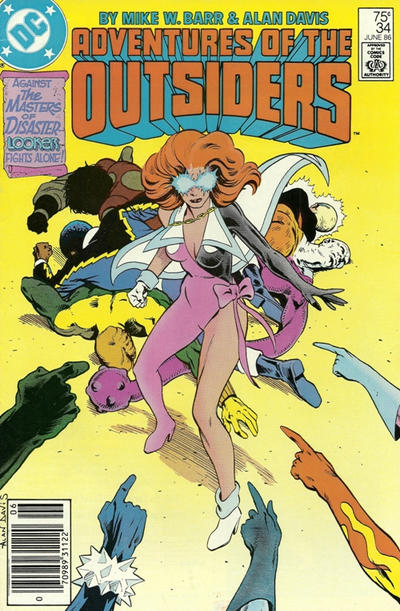 Adventures of The Outsiders #34 [Newsstand]-Very Good (3.5 – 5)