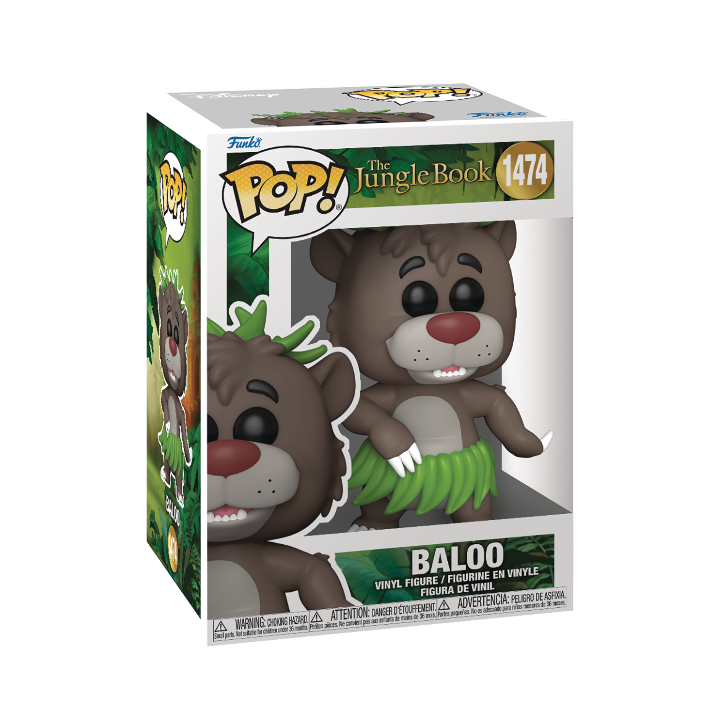 Pop Disney The Jungle Book S2 Baloo Vinyl Figure