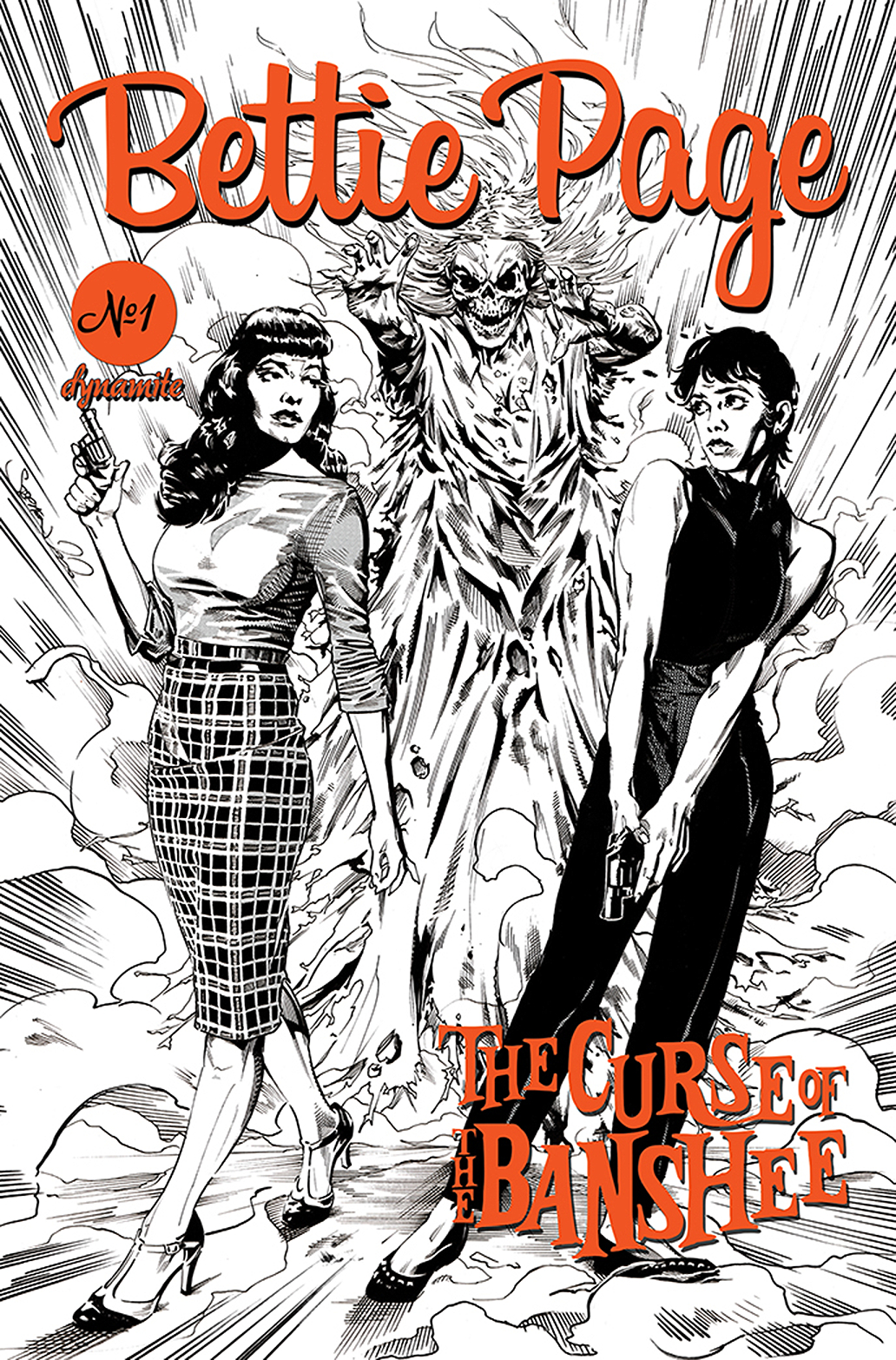 Bettie Page & Curse of the Banshee #1 1 for 10 Mooney Pencils Incentive