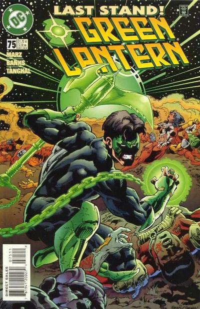 Green Lantern #75 [Newsstand]-Fine (5.5 – 7) (1990)