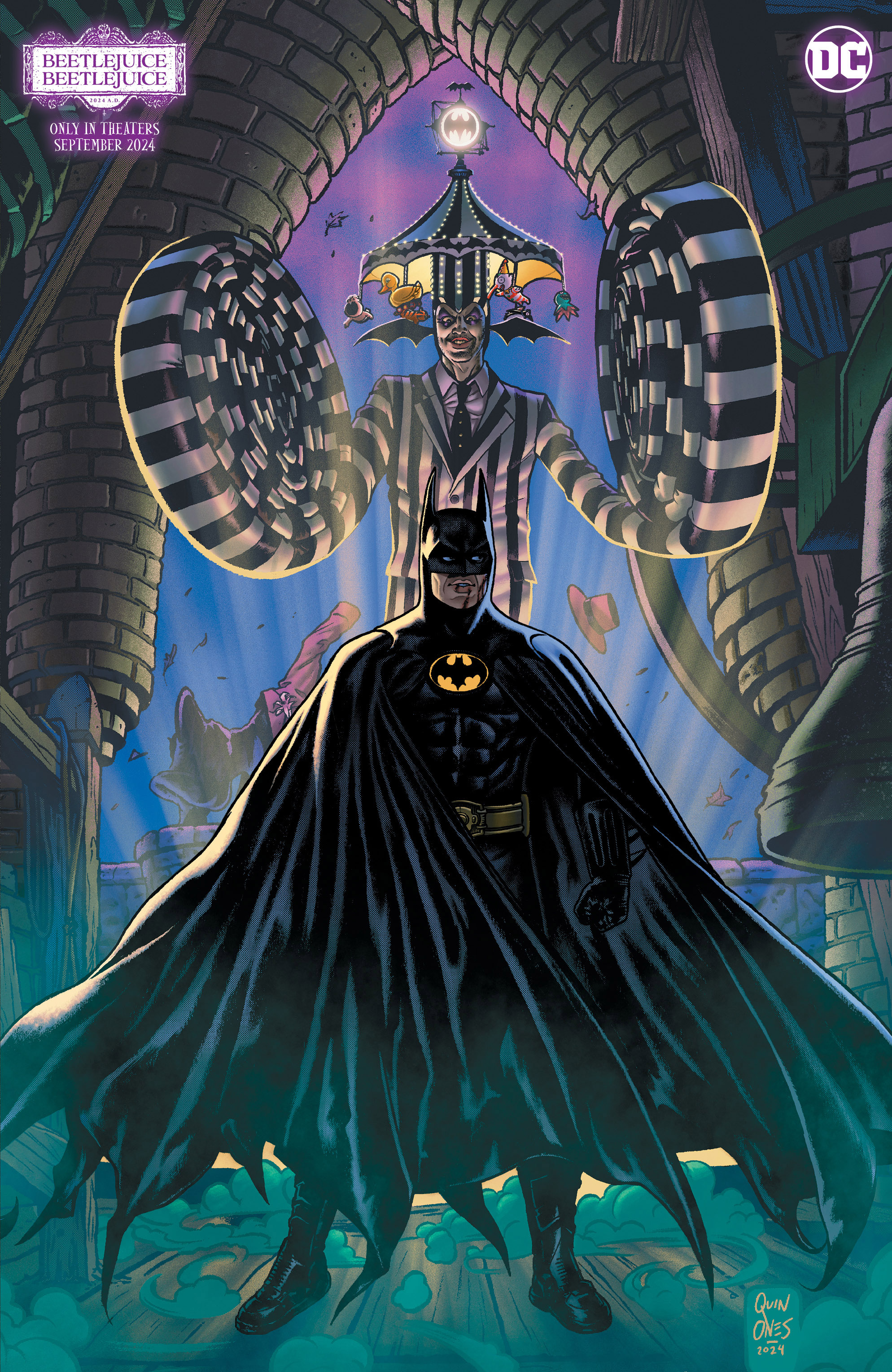 Batman #152 Cover I Joe Quinones Beetlejuice Card Stock Variant (Absolute Power)