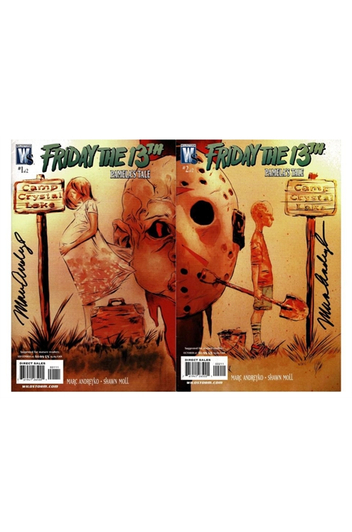 Friday The 13Th: Pamela's Tale #1-2 Comic Pack! Both Signed By Marc Andreyko