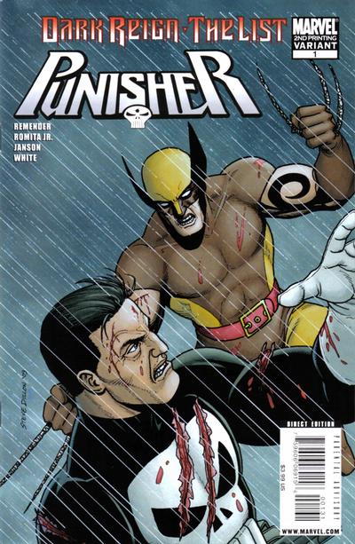 Dark Reign The List - Punisher #1 (2nd Printing Variant) (2009)