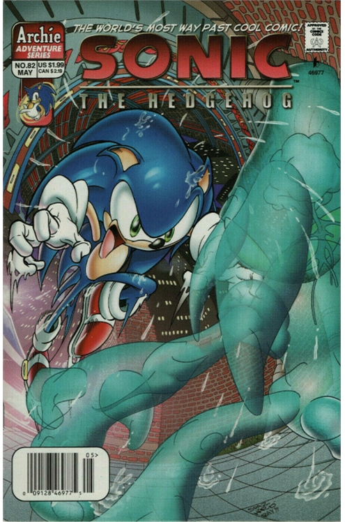 Sonic The Hedgehog #82 [Newsstand]-Very Good