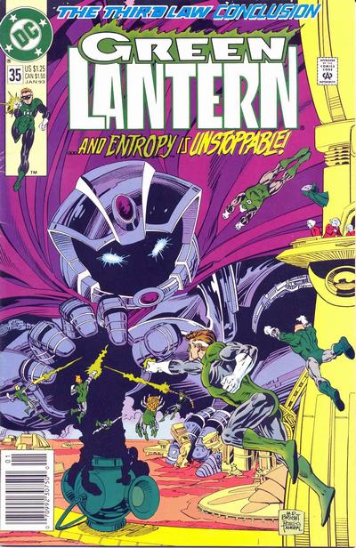 Green Lantern #35 (1990) [Newsstand]-Very Good (3.5 – 5)