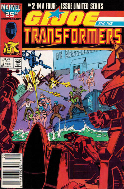 G.I. Joe And The Transformers #2 [Newsstand](1987)-Very Good (3.5 – 5)