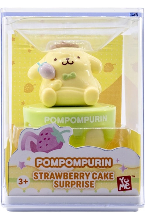 Yume Hello Kitty And Friends Strawberry Cake Surprise Pompompurin Figure