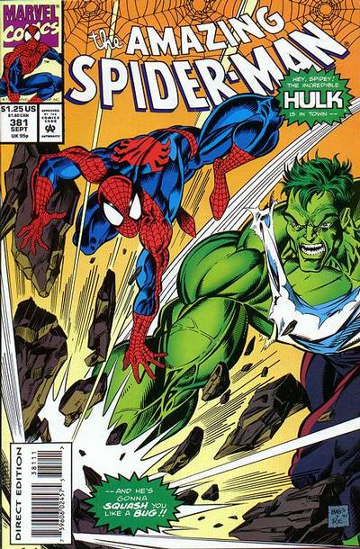 The Amazing Spider-Man #381 [Direct Edition]- Very Fine