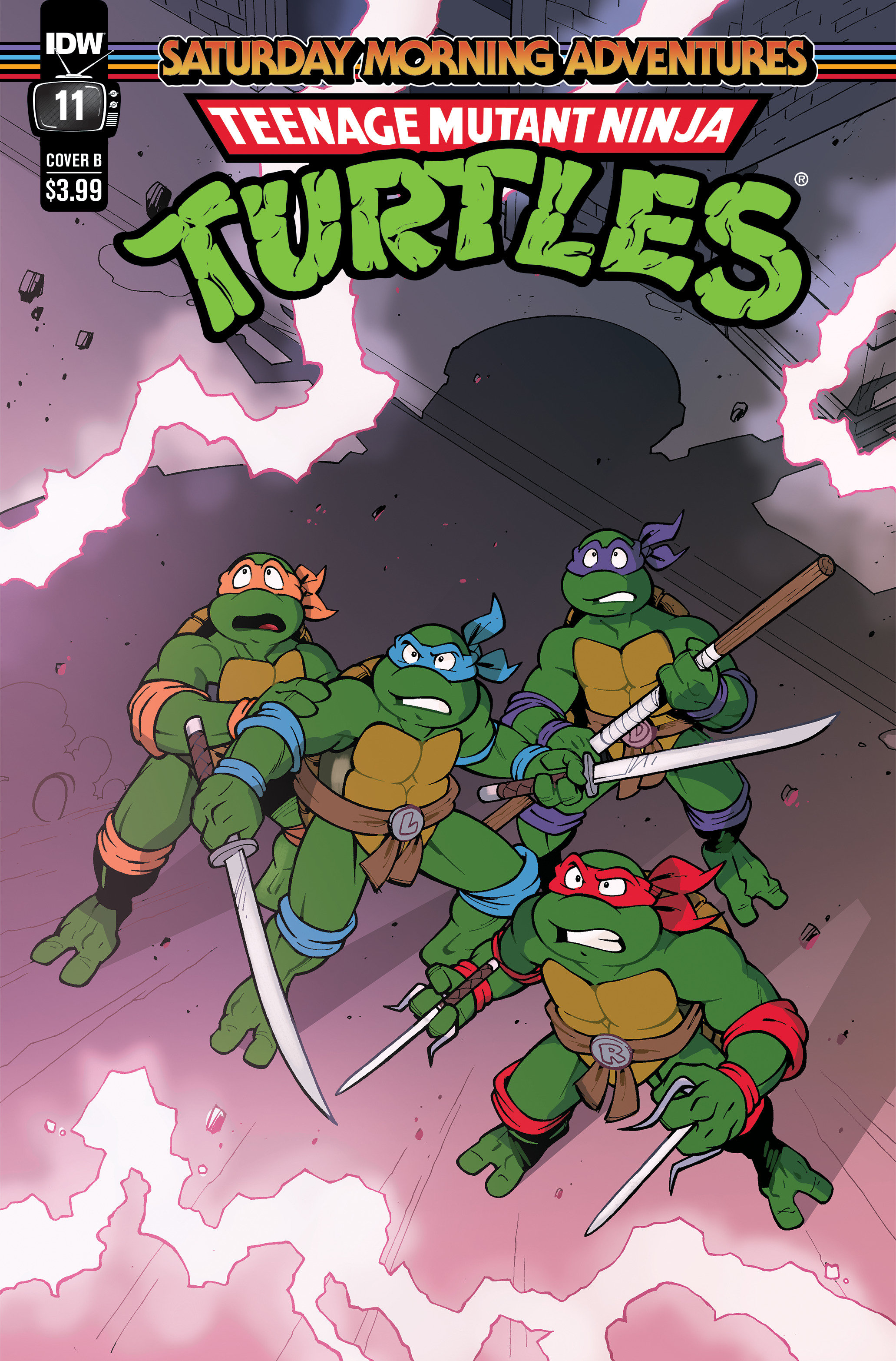 Teenage Mutant Ninja Turtles Saturday Morning Adventures Continued! #11 Cover B Lawrence